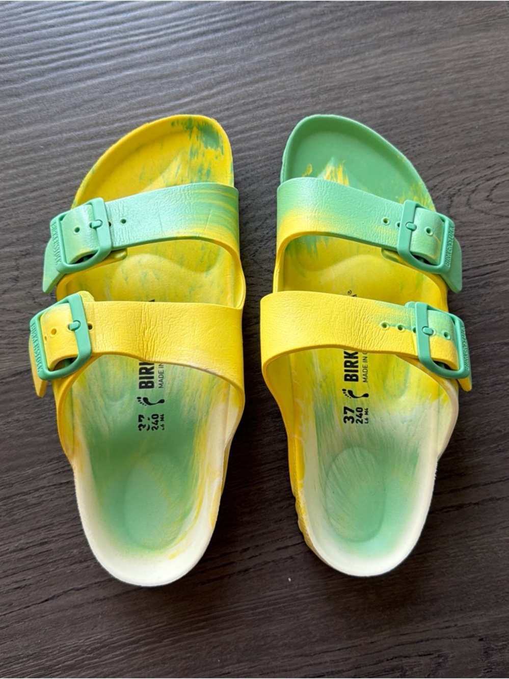 Tie Dye Arizona Birkenstocks